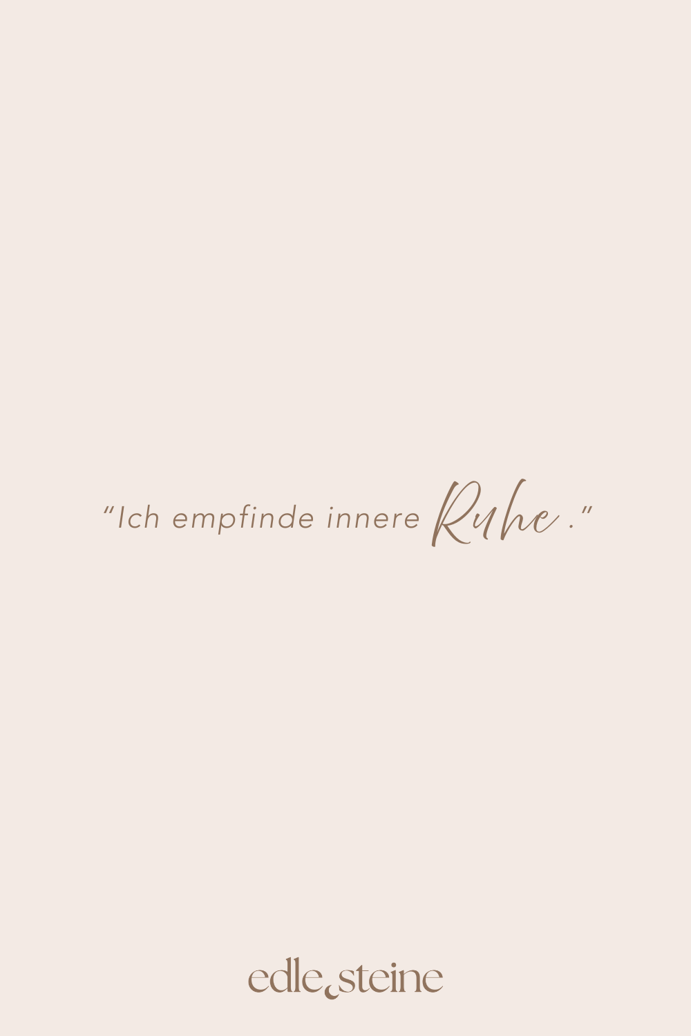 Verbindung Geist und Körper • Perspektive • innere Ruhe **Larimar – Der Edelstein des Friedens und der Selbstheilung 🌊** *Ich finde Frieden in mir und öffne mich für innere Heilung.* Der Larimar wirkt wie eine sanfte Meeresbrise – kühlend, klärend und tief beruhigend. Inmitten emotionaler Wellen hilft er dir, wieder in deine Mitte zu finden und loszulassen, was dich belastet. Seine Energie lädt dich ein, anzunehmen, was ist – ohne Widerstand, mit Weichheit und Vertrauen. Dieser seltene Edelstein fördert Perspektivwechsel, spirituelles Wachstum und unterstützt dich dabei, die Verbindung zwischen Körper und Geist wieder zu entdecken. Besonders in stressreichen Phasen wirkt er wie ein Anker, der dich sanft zurück in die innere Ruhe holt. Er erinnert dich daran, dass du dir selbst vertrauen darfst – in deinem Tempo, mit deiner Wahrheit. ✨ **Themen** **Mental:** Frieden, Emotionen, Spiritualität, spirituelles Wachstum, Annahme, Perspektivwechsel, Selbstbestimmung, Wahrnehmung, Verbindung Körper & Geist, Wachstum, Klarheit, Sensibilität, innere Ruhe, Gelassenheit **Körper:** Atemwege, Haut, Schilddrüse, Stress Management, Denken, Selbstheilung **Chakra:** Halschakra **Element:** Wasser **Sternzeichen:** Löwe, Krebs, Zwillinge, Fische 🗿 Mineralogische & historische Fakten Larimar ist eine seltene, hellblaue Varietät des Minerals Pektolith, die ausschließlich in der Dominikanischen Republik vorkommt. Seine Farbe erinnert an tropisches Meerwasser und entsteht durch Kupfer-Einlagerungen. Der Name „Larimar“ setzt sich aus dem Namen der Tochter des Entdeckers (Larissa) und dem spanischen Wort für Meer („mar“) zusammen – ein Symbol für Sanftheit und Weite. Wusstest du schon? Der Larimar wurde erst in den 1970er Jahren entdeckt und gilt seitdem als Symbolstein für das Karibikparadies. Aufgrund seiner beruhigenden Schwingung wird er oft als „Stein des atlantischen Lichts“ bezeichnet – in Anlehnung an das sagenumwobene Atlantis. 🌀 Reflexionsfrage *Was darf ich in Liebe annehmen, um innerlich zu heilen?* 🌀 Affirmation *Ich finde Frieden in mir und öffne mich für innere Heilung.*