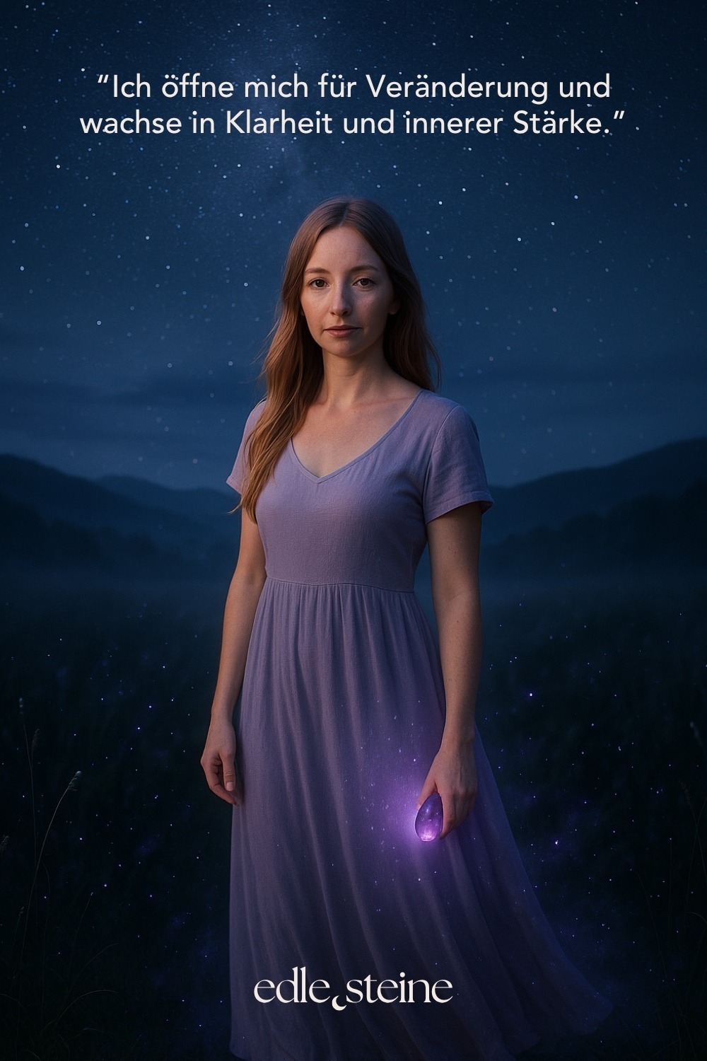 ### **Amethyst – Der Edelstein der Intuition und inneren Wandlung** Spiritualität • Transformation • Gelassenheit ### **🔮🌌** **Ich vertraue meiner inneren Führung und finde Frieden im Wandel.** Der Amethyst ist ein sanfter, doch kraftvoller Begleiter für deinen inneren Weg. Er stärkt deine Intuition und vertieft deine Spiritualität, während er dir hilft, alte Strukturen zu wandeln und innere Balance zu finden. Mit seiner beruhigenden Energie verbindet er Körper und Geist, unterstützt dein persönliches Wachstum und schenkt dir Gelassenheit in herausfordernden Zeiten. Gleichzeitig öffnet er den Zugang zu tieferem Bewusstsein und kann deine Traumdeutung intensivieren – so wird er zu einem Stein, der dich klar und zentriert durchs Leben trägt. ✨ **Themen:** - **Mental:** Intuition, Spiritualität, Transformation, emotionale Balance, Verbindung von Körper & Geist, Wachstum, Gelassenheit, Traumdeutung, Bewusstsein - **Körper:** Kopf, Haut, Atemwege, Schlaf, Stressmanagement, Wohlbefinden - **Chakra:** Kronenchakra, Drittes Auge - **Planet:** Jupiter, Saturn - **Element:** Luft, Kosmos - **Sternzeichen:** Steinbock, Skorpion, Zwillinge, Jungfrau, Wassermann, Widder, Schütze 🗿 **Mineralogische & historische Fakten:** Amethyst ist eine violette Varietät des Quarzes und wurde schon im alten Griechenland als „Nüchternheitsstein“ verehrt. Sein Name leitet sich vom griechischen *amethystos* ab – „dem Rausch entgegenwirkend“. Im Mittelalter galt er als Symbol für Demut, innere Stärke und spirituelle Klarheit. Mönche und Mystiker nutzten ihn zur Meditation, um einen klaren Geist und eine tiefe Verbindung zum Göttlichen zu fördern. Heute ist der Amethyst ein beliebter Begleiter für Menschen, die Achtsamkeit, seelisches Gleichgewicht und eine tiefere Verbindung zur eigenen Intuition suchen. **Reflexionsfrage:** Was darf ich heute loslassen, um meiner inneren Wahrheit näherzukommen? **Affirmation:** Ich vertraue meiner inneren Führung und finde Frieden im Wandel. **Meditation:** Lege den Amethyst auf deine Stirn (Drittes Auge) oder halte ihn in deiner Hand. Schließe die Augen und atme ruhig. Stell dir vor, wie violettes Licht deinen Geist klärt und deine Gedanken sanft zur Ruhe bringt. Erlaube dir, dich mit deiner inneren Weisheit zu verbinden – ruhig, bewusst und ganz bei dir. **SEO-Titel:** Amethyst – Intuition & Transformation | Handgemachter Edelstein Schmuck **Meta-Beschreibung:** Amethyst: Intuition, Transformation & innere Ruhe. Entdecke handgemachten Schmuck mit Amethyst – dein Begleiter für Klarheit, Spiritualität und tiefes Vertrauen.