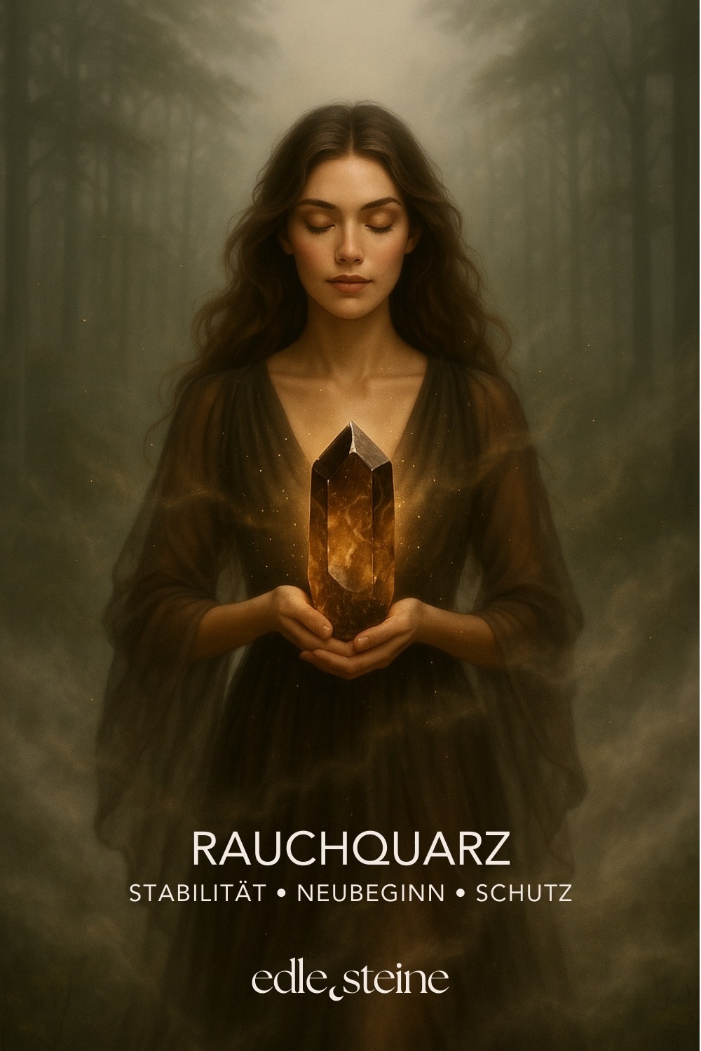 Rauchquarz – Der Edelstein der Erdung und Gelassenheit 🌑🌲 Ich lasse los und finde Ruhe in meiner inneren Stabilität. Rauchquarz ist ein stiller Begleiter, der dich zurück auf den Boden bringt. Er erdet, wenn Gedanken zu schnell kreisen, und stärkt deine innere Ausdauer. In Zeiten von Stress oder Unsicherheit erinnert er dich daran, dass Klarheit und Gelassenheit entstehen, wenn du Altes loslässt und dich dem Neuen öffnest. Seine sanfte, rauchige Energie schützt vor negativen Einflüssen und hilft dir, Sorgen Schritt für Schritt abzugeben. Rauchquarz schenkt dir Vertrauen in den eigenen Weg und verbindet dich tief mit der Natur – fest verwurzelt, ruhig und klar. ✨ Rauchquarz Eigenschaften Mental: Schutz, Stabilität, Loslassen, Neubeginn, Entspannung, Naturverbundenheit, Ausdauer, Lebensfreude, Fokus, Willenskraft, Stressabbau Körper: Kopfschmerzen, Stressmanagement, Muskulatur, Nervensystem Chakra: Wurzelchakra Planet: Saturn Element: Erde Sternzeichen: Stier, Waage, Steinbock, Schütze 🗿 Mineralogische & historische Fakten Rauchquarz ist eine braun bis schwarz gefärbte Varietät des Quarzes (SiO₂). Seine Farbe entsteht durch natürliche Bestrahlung in Kombination mit Aluminiumverunreinigungen im Kristallgitter. Er gehört zur Familie der makrokristallinen Quarze und ist in vielen alpinen Regionen sowie in Brasilien, Schottland und Madagaskar zu finden. Schon die Kelten verehrten Rauchquarz als „Stein der Erde“, der Mut, Schutz und tiefe Verwurzelung schenkt. In Schottland gilt er bis heute als Nationalstein. Spirituell wird er als starker Schutz- und Erdungsstein genutzt, der die Verbindung zur Natur und den Zyklen des Lebens stärkt.