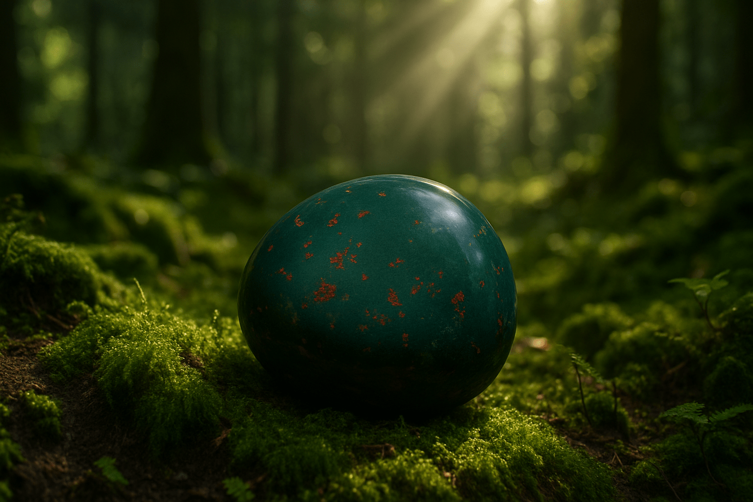 Heliotrop – Der Edelstein für Balance und energetischen Schutz 🌿 Ich bin im Gleichgewicht – mit mir, meinem Körper und dem Leben. Der Heliotrop ist ein starker Begleiter, wenn du dich erschöpft fühlst, schwer abgrenzen kannst oder innerlich aus der Balance geraten bist. Er verbindet dich mit deinem Körper, stärkt dein Immunsystem und unterstützt dich dabei, Klarheit über deine eigenen Bedürfnisse zu finden. Seine Schwingung erinnert dich daran, dich selbst liebevoll ernst zu nehmen – mit all deiner Sensibilität und Stärke. ✨ Heliotrop Mental: Balance, Lebensfreude, Grenzen setzen, Kontrolle, Mitgefühl, innere Ruhe Chakra: Herzchakra, Solarplexus Planet: Mars Element: Feuer, Erde Sternzeichen: Jungfrau, Waage, Löwe, Widder 🌙 Mond – Symbol für Weiblichkeit, Intuition & Wandel  Der Mond steht für das Weibliche Prinzip, für Empfänglichkeit, Intuition und Emotionen. Er spiegelt das zyklische Wesen des Lebens wider – Wachsen, Vergehen und Neubeginn – wie die Mondphasen am Himmel. In vielen Kulturen wird der Mond als Göttin verehrt, als Hüterin des inneren Wissens und der verborgenen Kräfte. Intuition & Gefühle: Der Mond verstärkt das Unbewusste und lädt uns ein, nach innen zu schauen. Er erinnert uns daran, dass auch das Verborgene seinen Wert hat. Zyklen & Wandel: Wie der Mond sich wandelt, so dürfen auch wir uns verändern. Nichts bleibt gleich – und genau darin liegt die Kraft. Weiblichkeit & Sanftheit: Der Mond ist verbunden mit dem weiblichen Zyklus, mit Fruchtbarkeit, Hingabe und nährender Energie. Schutz & Geborgenheit: In der Nacht leuchtet der Mond als sanftes Licht. Er schenkt Trost, Ruhe und eine Verbindung zur inneren Welt. ☝🏼 Details zum Edelstein Schmuck Naturstein – daher kann der Edelstein von den Bildern abweichen. weitere Elemente: Makramee Garn, Mond aus Edelstahl und Perlen aus Messing Größe: verstellbar bis ca. 30 cm Umfang mit Liebe und Intuition handgemacht 💜 🗿 Mineralogische & historische Fakten: Der Heliotrop, auch als Blutjaspis bekannt, zählt zur Familie der Chalcedone und ist eine grüne Jaspis-Varietät mit roten Einschlüssen (Eisenoxid). Bereits in der Antike galt er als Schutzstein für Krieger und Heiler. Sein Name stammt aus dem Griechischen „helios“ (Sonne) und „tropos“ (Wendung) – einer Legende nach konnte er das Sonnenlicht beeinflussen. Heute wird er vor allem für seine stärkende und ausgleichende Wirkung geschätzt.