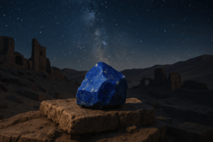 Lapislazuli – Der Edelstein der Weisheit und Klarheit 🔵✨Ich öffne meinen Geist für Erkenntnis und Wahrheit. Der Lapislazuli ist seit Jahrtausenden ein Stein der Könige, Priesterinnen und Visionär:innen. Seine tiefblaue Farbe erinnert an den Sternenhimmel und lädt dich ein, dich mit deiner inneren Wahrheit zu verbinden. Er schenkt Klarheit, Gelassenheit und unterstützt dich dabei, dich im Kollektiv mit deiner Stimme einzubringen. Dieser Stein stärkt deine Intuition und Lernfähigkeit und bringt Ruhe in unruhige Gedanken. Als Begleiter im Alltag fördert er Weisheit, Gemeinschaft und den Mut, den eigenen Weg mit Achtsamkeit und Bewusstsein zu gehen. ✨Lapislazuli Eigenschaften Mental: Gelassenheit, Fokus, Lernleistung, Spiritualität, Freundschaft, Weisheit, Verbindung zum Kollektiv, Gemeinschaft, Wachstum Körper: Hals, Entzündungen, Menstruation, Schlaf, Kopf Chakra: Halschakra, Drittes Auge Planet: Jupiter Element: Wasser Sternzeichen: Waage, Schütze, Jungfrau, Steinbock, Wassermann, Fische 🗿 Mineralogische & historische Fakten Lapislazuli ist ein tiefblaues Gestein, das vor allem aus den Mineralen Lazurit, Calcit und Pyrit besteht. Besonders geschätzt wird er für seine goldenen Pyrit-Einschlüsse, die wie Sterne am Nachthimmel funkeln.Schon im alten Ägypten galt er als „Stein des Himmels“. Er wurde zu Amuletten, Siegeln und Schmuck verarbeitet und war Symbol für Macht, spirituelles Wissen und innere Klarheit. In der Renaissance wurde er gemahlen und als Ultramarin das teuerste Pigment der Malerei – ein Symbol für Tiefe und Ewigkeit. Bis heute gilt Lapislazuli als Stein der Weisheit, der Wahrheit und der inneren Freiheit.