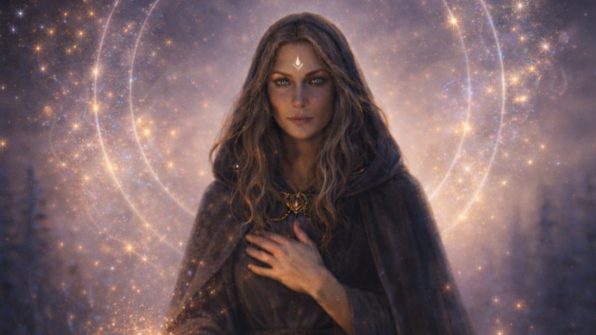 11. Rauhnacht – Sinnfindung, Abschied und innere Tiefe Die elfte Rauhnacht steht im Zeichen des Abschieds. Sie lädt dich ein, innezuhalten und zurückzublicken – nicht, um zu bewerten, sondern um zu würdigen. Was war, darf gesehen werden. Was dich geprägt hat, darf anerkannt werden. Und was nicht mehr zu dir gehört, darf langsam gehen. In dieser Nacht geht es weniger um Antworten als um Verständnis. Um das stille Erkennen dessen, was du gelernt hast. Oft zeigt sich Sinn nicht im Moment selbst, sondern erst im Rückblick. Genau hier öffnet sich ein Raum für Tiefe und Bewusstsein. Die Magierin begleitet diese Rauhnacht als Archetyp. Sie erkennt Zusammenhänge, wo andere nur Einzelteile sehen. Ihre Kraft liegt in der Fähigkeit, Altes zu wandeln und Übergänge bewusst zu gestalten. Abschied bedeutet für sie keinen Verlust, sondern Transformation. Aus Erfahrung wird Erkenntnis. Aus Ende wird Anfang. Der Labradorit unterstützt diesen Prozess, indem er den Blick nach innen lenkt. Er lädt dazu ein, die eigenen Erfahrungen ehrlich zu reflektieren und den leisen inneren Bildern Raum zu geben. Oft zeigen sie ihre Bedeutung erst mit Abstand. Seine Energie verbindet Gefühl und Erkenntnis und hilft, innere Einsichten sanft ins Bewusstsein zu holen. Begleitend wirkt der Sodalith, der Klarheit und innere Wahrheit fördert. Er unterstützt dabei, Gedanken und Gefühle in Einklang zu bringen und Zusammenhänge klarer zu erkennen. Gerade beim Abschied hilft er, ehrlich hinzusehen – ohne zu beschönigen, aber auch ohne zu verurteilen. Zusammen erinnern diese Edelsteine daran, dass Sinnfindung kein lauter Prozess ist. Sie geschieht leise. In Momenten des Annehmens. In der Bereitschaft, Vergangenes nicht festzuhalten, sondern in Weisheit zu verwandeln. Die elfte Rauhnacht lädt dich ein, bewusst Abschied zu nehmen. Von dem, was war. Und zugleich das mitzunehmen, was dich gestärkt hat. So entsteht Raum für das Neue – getragen von innerer Klarheit und Vertrauen.