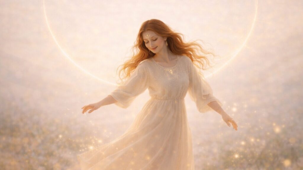 Die 9. Rauhnacht führt dich bewusst ins Hier und Jetzt. Sie lädt dich ein, den Moment nicht zu bewerten, sondern ihn wahrzunehmen – so, wie er gerade ist. In dieser Nacht geht es weder um gestern noch um morgen. Stattdessen richtet sich der Blick nach innen. Dabei entsteht Raum für Achtsamkeit und innere Balance. Es reicht, jetzt da zu sein. Ohne etwas verändern zu müssen. Ohne Erwartungen. Gerade in einer Zeit, in der vieles im Wandel ist, erinnert diese Rauhnacht daran, dass Stabilität nicht im Außen entsteht. Vielmehr zeigt sie, wie kraftvoll es sein kann, bei sich zu bleiben und den eigenen Rhythmus zu achten. Präsenz wird hier zur stillen Stärke. Der Archetyp dieser Nacht ist die Hüterin der Jugend. Sie bewahrt nicht das Alter, sondern den lebendigen Blick auf das Leben. Ihre Kraft liegt in Neugier, Leichtigkeit und Vertrauen in den natürlichen Wandel. So steht sie für Erneuerung, Wachstum und das bewusste Erleben des Augenblicks. Begleitet wird die 9. Rauhnacht von zwei Edelsteinen, die diese Qualität unterstützen. Der Amazonit wirkt ausgleichend und beruhigend. Er hilft dabei, in der eigenen Mitte zu bleiben – auch dann, wenn viele Eindrücke auf dich einwirken. Dadurch entsteht innere Ruhe, die nicht erzwungen werden muss, sondern sich sanft einstellt. Der Fluorit ergänzt diese Energie mit Klarheit und geistiger Beweglichkeit. Er unterstützt einen wachen Geist, fördert Ordnung im Denken und lädt dazu ein, offen und flexibel zu bleiben. Gleichzeitig erinnert er daran, dass Jugend eine innere Qualität ist – geprägt von Lernfreude, Neugier und Leichtigkeit. Letztlich lädt die 9. Rauhnacht dazu ein, Balance nicht zu suchen, sondern zuzulassen. Sie entsteht dort, wo du präsent bist. Wo du dich selbst wahrnimmst. Wo du dem Moment vertraust. Vielleicht spürst du in dieser Nacht: Ich bin im Gleichgewicht – genau so, wie es jetzt ist.